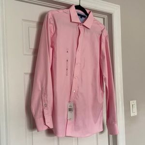 TOMMY HILFIGER | new with tags, pink button down, size large
